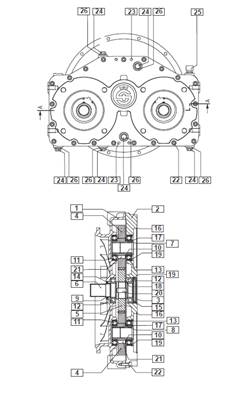 Boite de répartition, assemblage 9991165