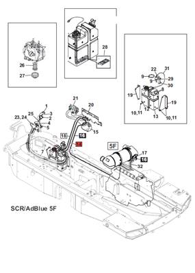 AdBlue moteur stage 5, assemblage 9991276S2