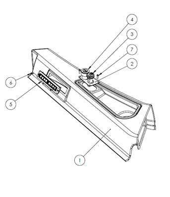 Panneau gauche, assemblage 9991392