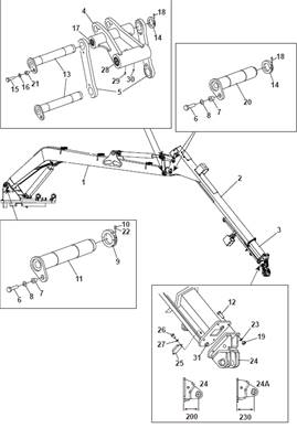 Grue 250 11m, assemblage 9992290