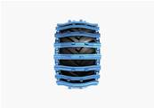 Paire de tracks bluetrack duro 26mm 2x2 pour 710/55 Pewag 260222X2