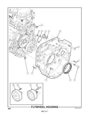 Volant moteur, carter 9010501