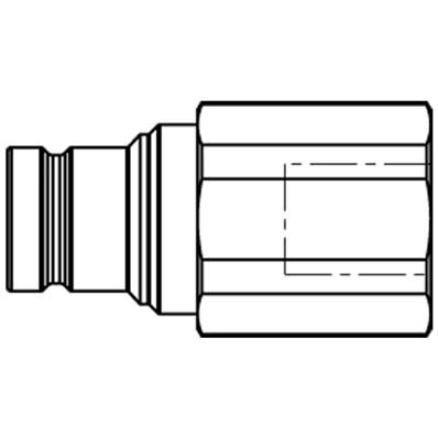 Coupleur anti-pollution mâle G3/4 ISO G Parker FEM-752-12FB