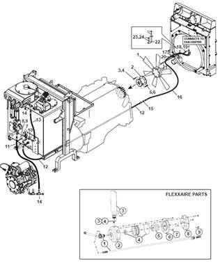 Hélice ventilateur reversible, montage 9991109