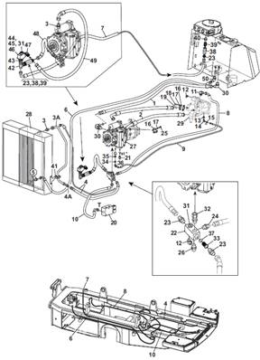 Transmission , conduites hydrauliques 9991299