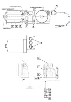 Pompe de transmission, filtration 9992226