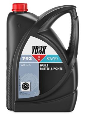 Huile de transmission YORK 793 SAE 80W90, 5L