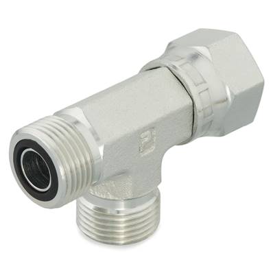 T mâle-femelle horizontal ORFS 1 3/16 Parker 12R6LO-S