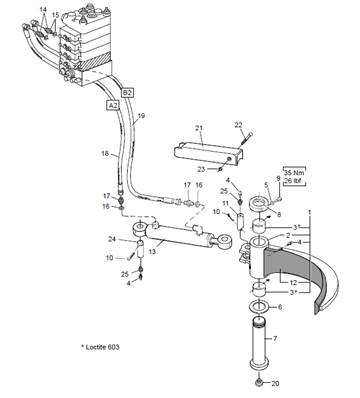 Couteau ébrancheur inférieur LM005702C