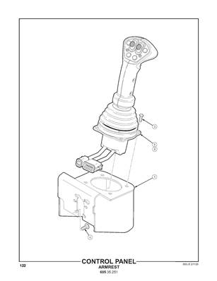 Panneau de contrôle, accoudoir 60535251