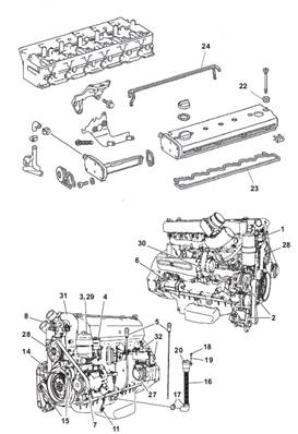 Moteur thermique, assemblage 7022779