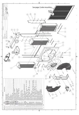 Refroidissement eau, assemblage 9907581