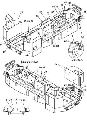 Châssis arrière 9990005