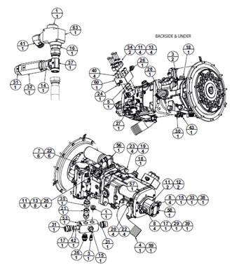 Support pompe de transmission, montage 9991296