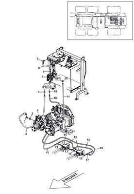 Avancement, conduites hydrauliques 9991695