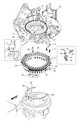 Rotation tourelle, assemblage 9991819S2