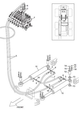 Direction, conduites hydrauliques 9992070