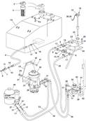 Conduites carburant, montage 9992277