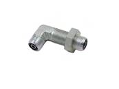 Union mâle-mâle ORFS passe-cloison 9/16-90° Parker 4WELO-WLNL-S