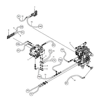 Interconnection of main manifolds TS #2 LM006107TS2