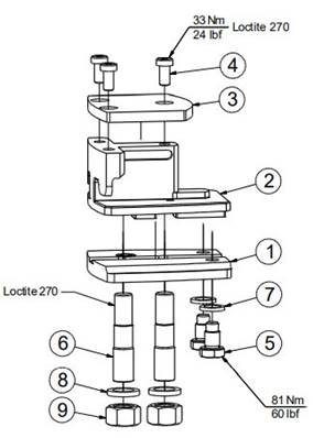 Support de guide 318 -04 LM017965