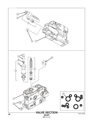 Section de distributeur, entrée direction, lame et grappin 51112151