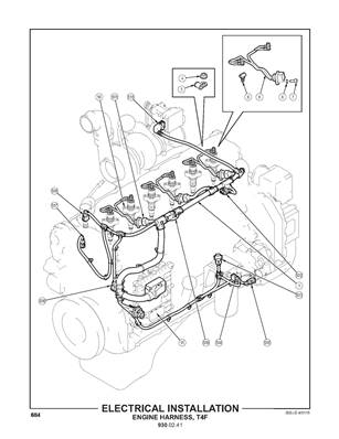 Moteur Tier 4F, installation électrique 9300242