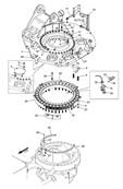 Rotation tourelle, assemblage 9991665S2