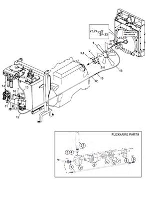 Hélice ventilateur reversible, montage 9991870