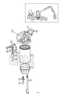 Filtre carburant, montage 9992034