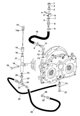 Boite de répartition, conduites hydrauliques 9992281