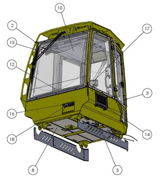 Cabine, assemblage 99929405