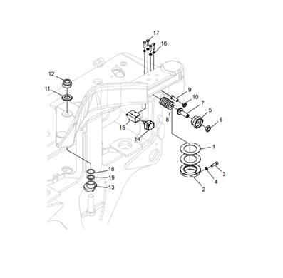 Couteau flottant, assemblage LM043522