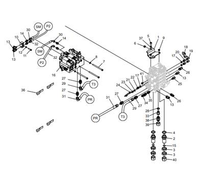 Système hydraulique LM043610S2