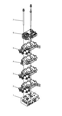 Bloc hydraulique de droite LM61402501