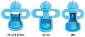 Paire de tracks avec oreille Baltic 26mm 710-22.5 Olofsfors 299-652040