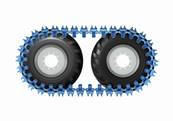 Paire de tracks bluetrack flow 26mm 0x0 pour 710/45 Pewag 575530X0