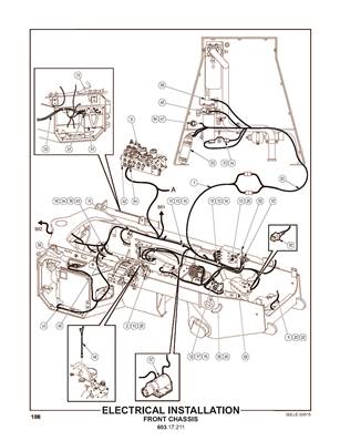Installation électrique, châssis avant 60317211