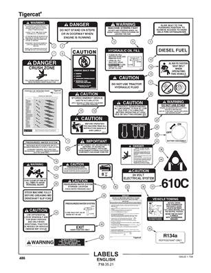 Autocollants, anglais 7103521