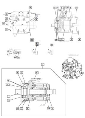 Pompe de transmission, assemblage 9901223