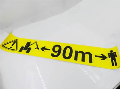 Autocollant de sécurité Eco Log 9903595