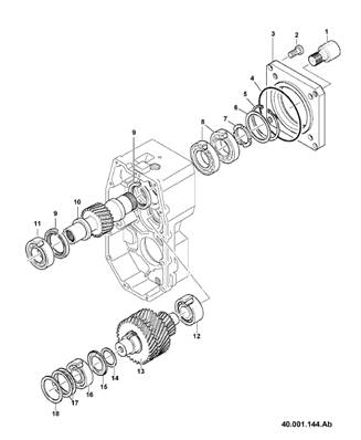 Boîte de transmission, assemblage 9991171