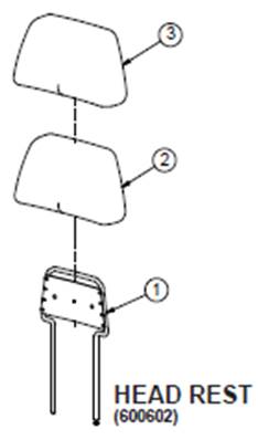 Siège 7000 BASIC, assemblage 9992837