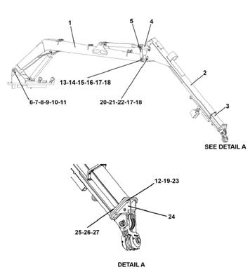 Grue 260 11m, assemblage 99929124S2