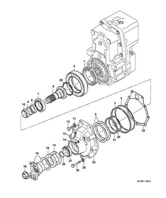 Boîte de transmission, assemblage 99929202