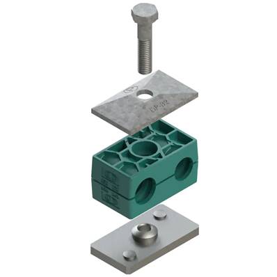 Bride double pour flexible Ø20mm RBP1-320