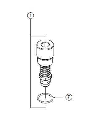 Valve choc primaire 330 bar LM611196