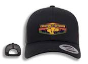 Casquette Retro Trucker noir CUOQ FOREST DIFFUSION
