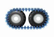 Paire de tracks bluetrack flow wide 26mm 0x0 pour 710/45 Pewag 952920X0