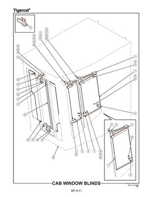 Blindage fenêtre cabine 1072951